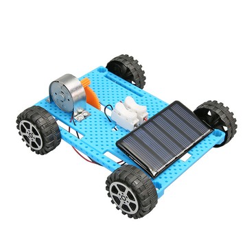 🌈「探夢科學」DIY太陽能小車手工拼裝科技小製作教具國小steam科學實驗玩具