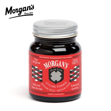 英國 Morgan's 多次重塑定型 水性髮油（紅標）水洗式水洗油頭造型髮油 香水古龍水香氛復古髮品推薦 pomade