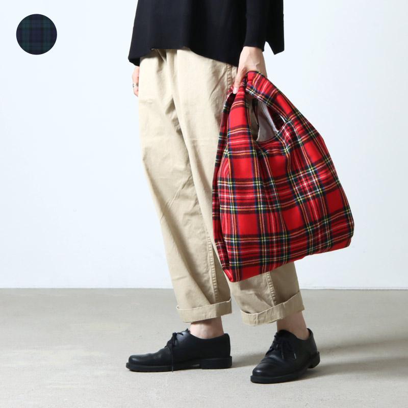 MASTER & Co. (マスターアンドコー) TARTAN WOOL ECO BAG SMALL