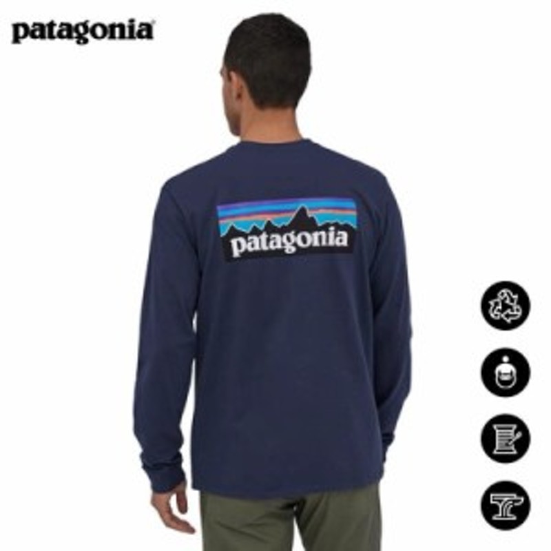 パタゴニア PATAGONIA ロンT 長袖Tシャツ メンズ ブランド おしゃれ 早