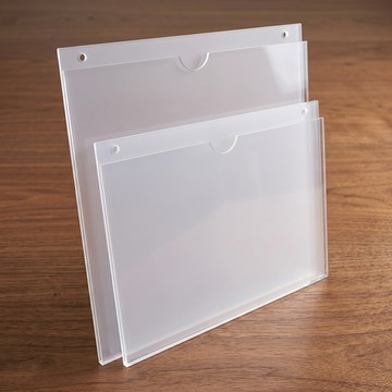 【台灣製造】壁掛式壓克力抽紙夾【高品質人工澆鑄式壓克力】