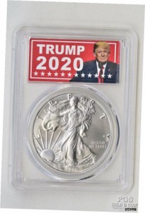 アンティークコイン NGC PCGS American Eagle 1oz Silver Trump MS70