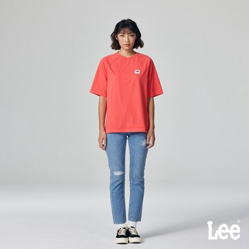 Lee 401 中腰標準小直筒牛仔褲 女 中藍洗水 MODERN LB317087957