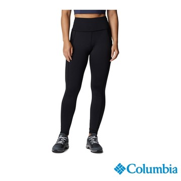 Columbia 哥倫比亞 女款-快排高腰內搭褲-黑色 UAL54580BK / SS23