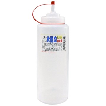 大瓶口調味瓶 1000cc【大正餐具批發】台灣製  醬料瓶 軟壓瓶 番茄醬瓶 美乃滋罐 擠壓瓶