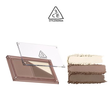 3CE Layer it all疊疊不休磁力修容盤  01 SOFT BROWN柔和棕