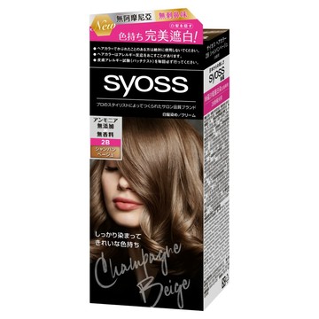 syoss 絲蘊 台灣公司貨 沙龍蓋白染 白髮專用染髮劑  1盒  2B香檳米棕
