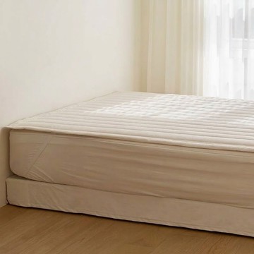 maatila Doze 60支高密度純棉固定帶床墊  Queen Size  奶油色