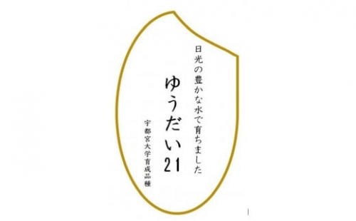 令和5年産　ゆうだい21　玄米10kg（5kg×2袋）