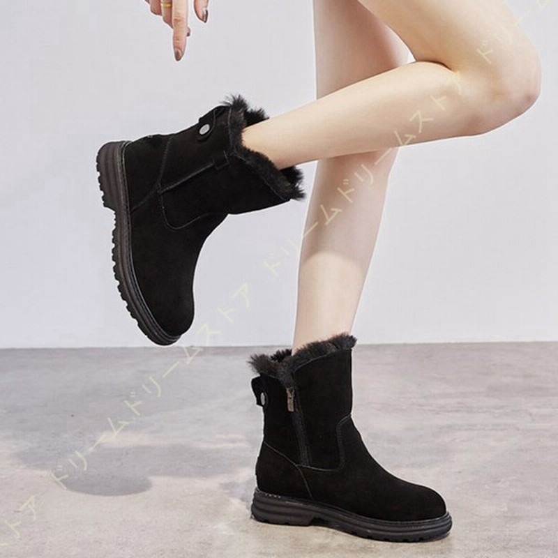 レディース ブーツ 黒 厚底 スノーブーツ ショートブーツ 裏起毛 かわいい 防寒 防水 あたたかい ウィンターブーツ 冬靴 短靴 保温 防滑 暖かく保つ オシャレ 通販 Lineポイント最大0 5 Get Lineショッピング