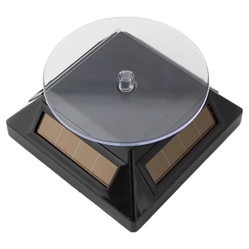 E.City 360度光動能商品旋轉展示架 顏色隨機 銷售展示/公仔展示  1個