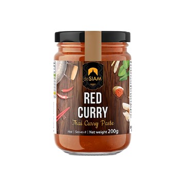 deSIAM 泰式紅咖哩膏  200g  1罐