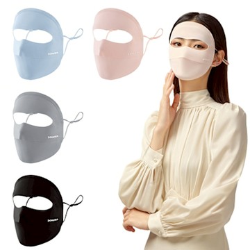 全臉防護貼心設計!! 親膚涼感無痕面罩 ZCHUIEN 輕薄防曬口罩 面罩 騎車 自行車 登山 運動 旅遊 戶外 高爾夫 立體剪裁 清爽透氣 防塵口罩