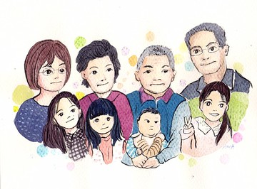 金臨客製【全手繪母親節卡片 Happy Mothers' Day】