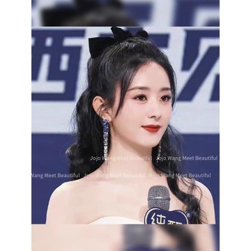 趙麗穎同款立體絲絨蝴蝶結發夾女劉海夾頭飾發飾新款秋冬邊夾頂夾