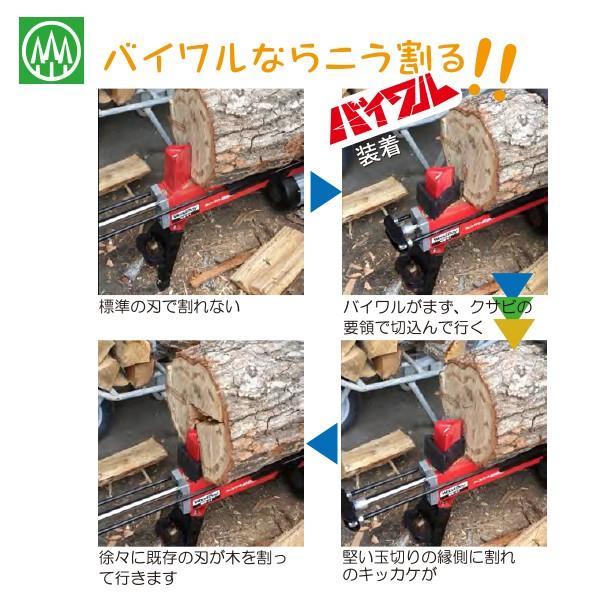 ハリマ興産 薪割機補助刃 WOOD母ちゃん バイワル 大 ウッドファーザー用