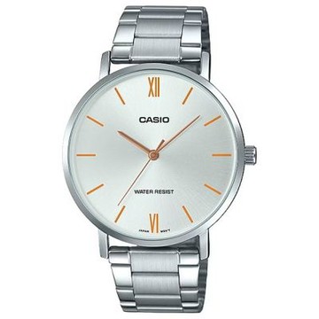 【CASIO 卡西歐】氣質文青鋼帶錶 MTP-VT01D-7B