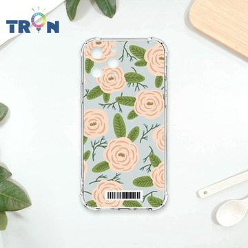 TRON IPhone 11 PRO 平塗手繪花朵D款 四角防摔載具殼 軟殼 手機殼