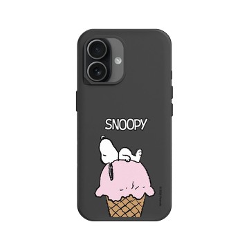 iPhone 17 SolidX 黑 - 史努比 Snoopy - 冰淇淋甜筒