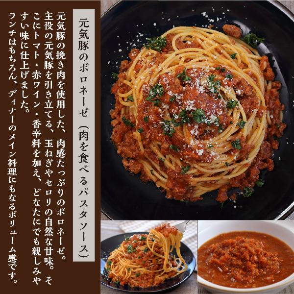 レトルト  常温保存　送料込み　「元気豚　お試しランチセット　元気豚カレー200ｇ×1　＋　キーマカレー150ｇ×1　＋　ボロネーゼ160ｇ×1」