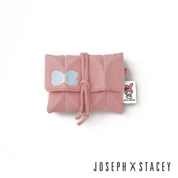 【官方直營】JOSEPH AND STACEY 三麗鷗聯名針織多功能卡片夾-美樂蒂櫻花粉