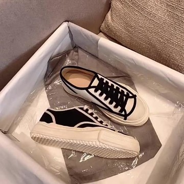 香港小香風女鞋ins潮溶解鞋休閑板鞋2025春秋新款百搭厚底帆布鞋