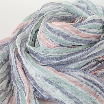 Linen 手織亞麻披肩【流風04】