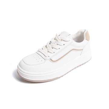 KOKKO經典不敗簡約撞色柔軟休閒鞋棕色