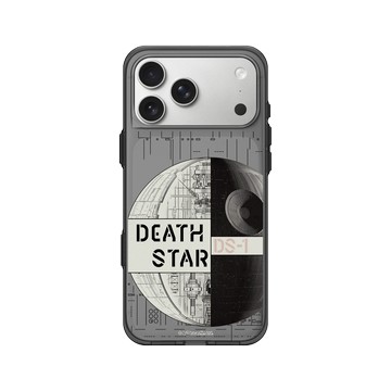 iPhone 17 Pro Max Clear (相機按鈕) 酷墨灰 - 迪士尼-星際大戰 Star Wars - 星際大戰 – 死星結構圖