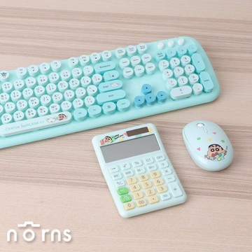 【蠟筆小新辦公學習必備雙寶💕享93折】鍵盤滑鼠組x1.計算機x1