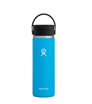 【【蘋果戶外】】Hydro Flask【旋轉咖啡蓋 / 寬口 / 591ml】20oz 海洋藍 美國不鏽鋼保溫保冰瓶 保冷保溫瓶 不含雙酚A
