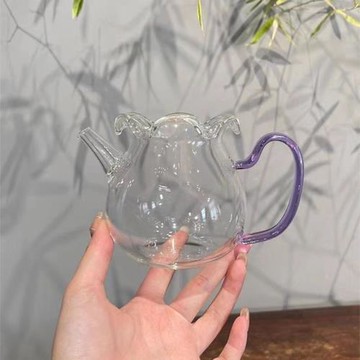 新款高硼硅玻璃茶壺耐熱泡茶器家用簡約帶過濾小茶壺茶具公道杯