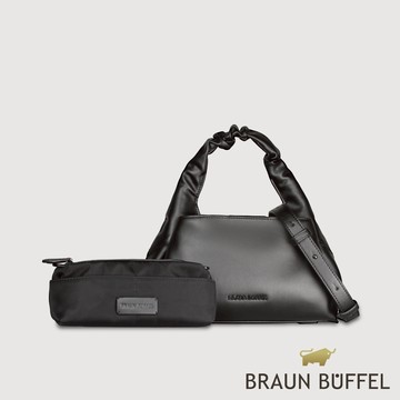 【BRAUN BUFFEL】薇拉-B 小肩包-黑色(德國小金牛台灣總代理)/BF877-51-BK
