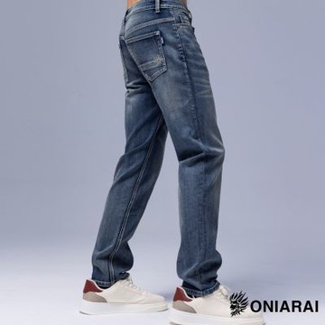 鬼洗 BLUE WAY –756新全天候智能溫控舒適丹寧直筒褲(深藍)