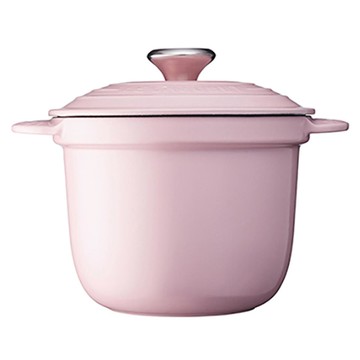 LE CREUSET 酷彩 電磁爐適用美食家飯鍋  18cm  雪紡粉  1個