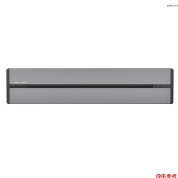 第二代可移動插座軌道 廚房家用壁掛電力滑軌 辦公室桌面無線插排滑軌(不含插座) 明裝軌道40CM 灰色