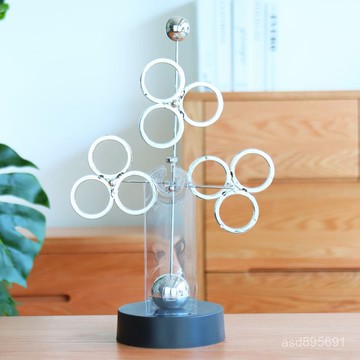 臺灣🚍8H出🉑物理永動機高級磁懸浮黑科技學家居成人減壓有趣的創意小玩意 GBGH