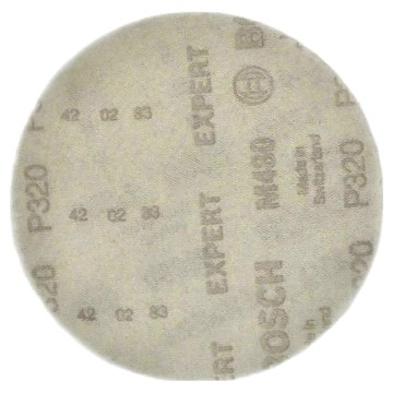 BOSCH 博世 台灣公司貨 超耐久M480 圓型黏扣集塵砂紙 P320 50張  125mm  1盒