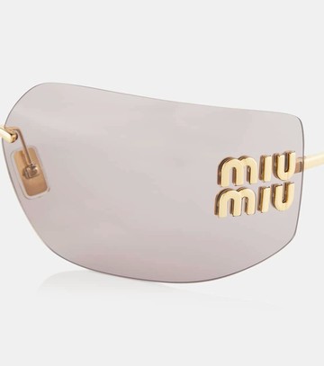 Miu Miu Logo square sunglasses