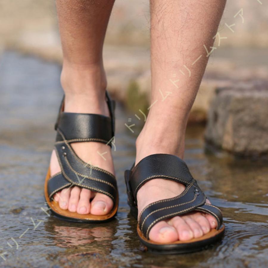 激安な ビジネスサンダル メンズ 夏用サンダル 通気 可動ストラップ オフィスサンダル ファッションサンダル 大きいサイズ 外履きサンダル オシャレ 
