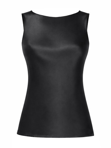 nina ricci silk draped top