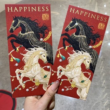 🔥桃園出貨🔥2026馬年高顏值燙金磨砂感 紅包 過年千元利是封春節壓歲 紅包 通用