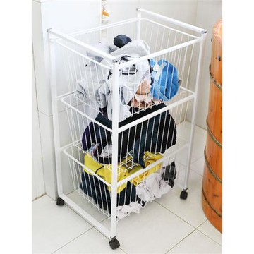 浴室輕奢分類神器抽屜式大容量多層ins風收納拉籃家用框鐵藝