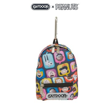 【OUTDOOR】SNOOPY聯名款emoji造型零錢包-黑 ODP21A06BK