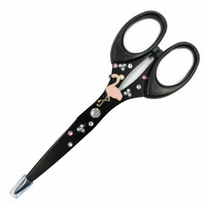 フラミンゴ はさみ 文房具 文具 キラキラ かわいい クロ ハサミ Hs 163 通販 Lineポイント最大10 0 Get Lineショッピング