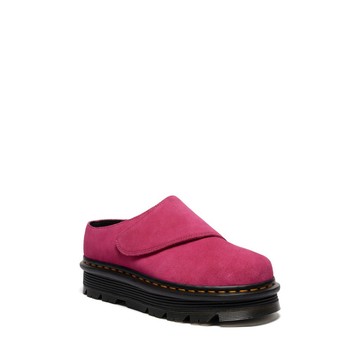 Dr. Martens 馬汀 Zebzag AnyWair 麂皮紫紅色粉色穆勒鞋 - 女款