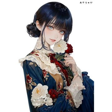 【9 月新作】07-144-0115 人物貼紙 幻想復古浪漫喫茶