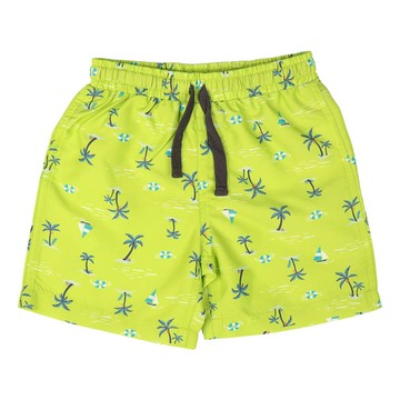 akachan honpo - 海灘短褲-椰子樹-綠色