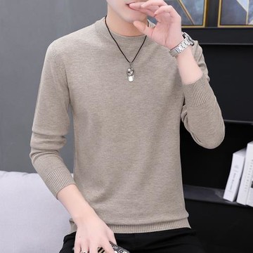 男士毛衣春秋款圓領內搭打底衫秋冬季韓版潮流毛線衣男針織衫毛衫