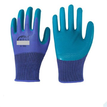 泥工手套勞工耐磨布加厚透氣上班勞動防滑防割耐用防護防寒防磨1入